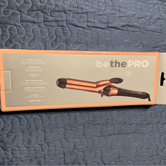 Conair infinity pro 1.25 inch rose gold titanium curling iron for loose curls - Picture 3 of 7